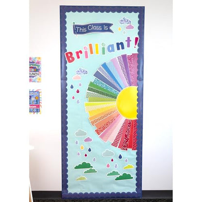Carson Dellosa Crafty Welcome Sun Motivational Bulletin Board Set, 69-PC - color: Welcome Sun