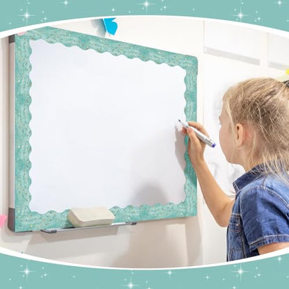 Outus 68 ft Galaxy Bulletin Board Borders, Scalloped Space Theme - size: 2.99 Inches, style: Space