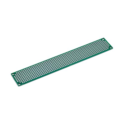 Double Sided LF HASL Perf Board, PCB Board, Electronic Circuit Board for DIY Prototype Circuit, FR4, Plated Through Hole Solder Prototype Board, ST-PERF-1-6 (1" x 6") - style: 1" x 6"