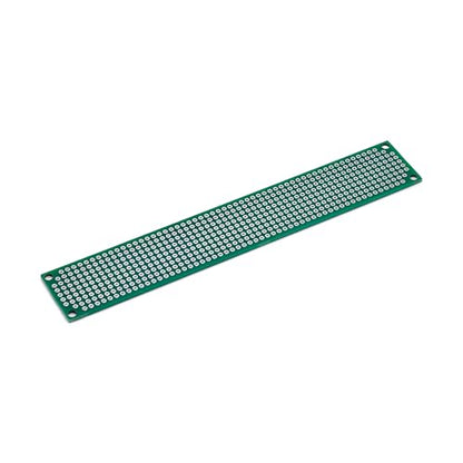Double Sided LF HASL Perf Board, PCB Board, Electronic Circuit Board for DIY Prototype Circuit, FR4, Plated Through Hole Solder Prototype Board, ST-PERF-1-6 (1" x 6") - style: 1" x 6"
