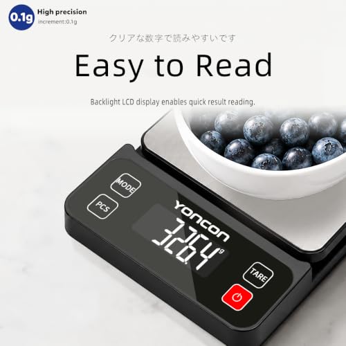 Digital Food Scale for Kitchen & Baking, 11lb/0.1g High Precision