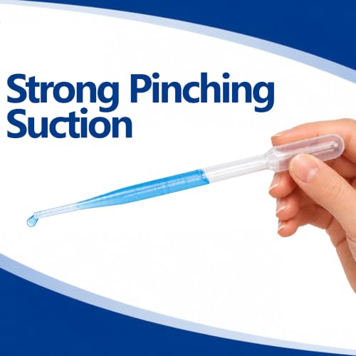 Vakly Sterile Transfer Pipettes 3 mL Individually Wrapped Disposable (25)