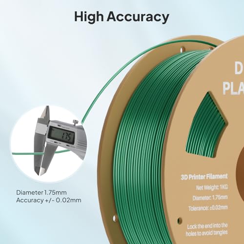 Silk PLA 3D Printer Filament 1.75mm 1kg, Silk Copper PLA - color: 1*silk Copper