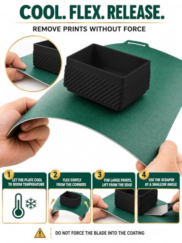 SuperTack 270x293mm Cold Build Plate for Creality k2/k2 Combo - style: 270x293 green cold plate
