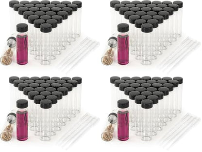 40ml Clear Small Glass Vials 30pcs with Screw Caps(30pcs) (Pack of 4) - color: Clear, size: 40ml 30pcs (Pack of 4)