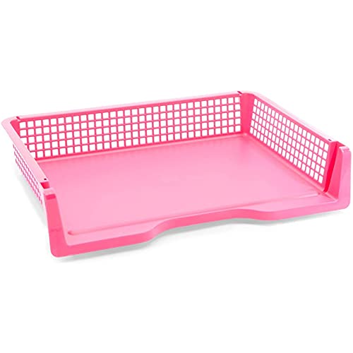 Bright Creations Teacher Supplies Letter Tray Organizer - 12-Pack Rainbow, 9 x 13 x 3 in - Stackable Paper Trays for Classroom & Teacher Desk Organizer - size: 9 x 13 x 3 inches (Pack of 2)
