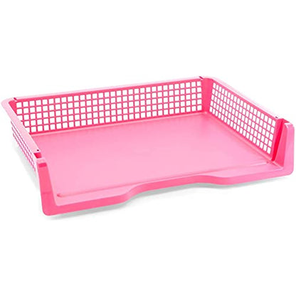 Bright Creations Teacher Supplies Letter Tray Organizer - 12-Pack Rainbow, 9 x 13 x 3 in - Stackable Paper Trays for Classroom & Teacher Desk Organizer - size: 9 x 13 x 3 inches (Pack of 2)