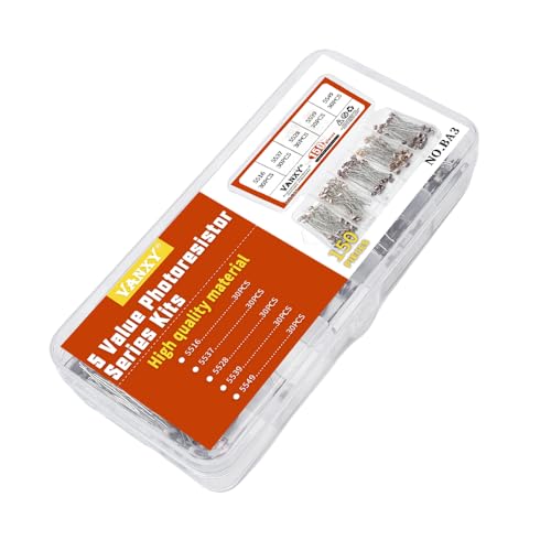 5Values 150pcs Photoresistor Kits 5516 5537 5528 5539 5549 LDR Resistor