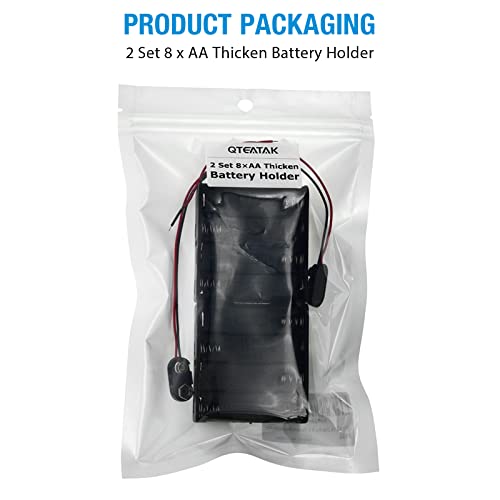 2Set 8 x AA Thicken Battery Holder - size: 2Pcs, style: 4*2×AA
