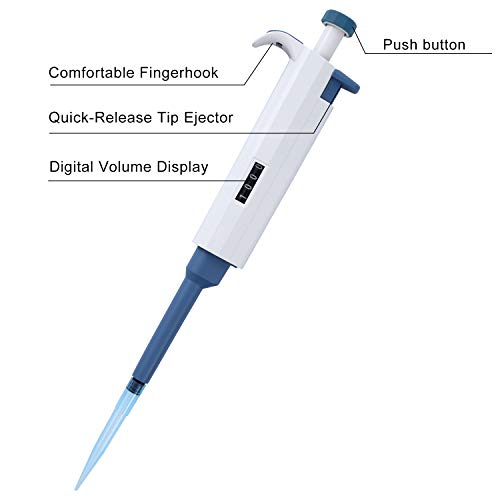 Micropipette 20-200ul Single-Channel Adjustable Variable Volume Pipettor - size: 20-200ul
