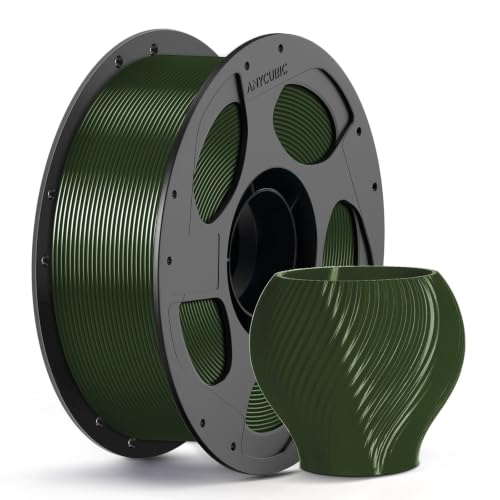 ANYCUBIC PETG Filament 1.75mm, 1KG Reusable Spool, Forest Green - color: 1kg Petg Forest Green