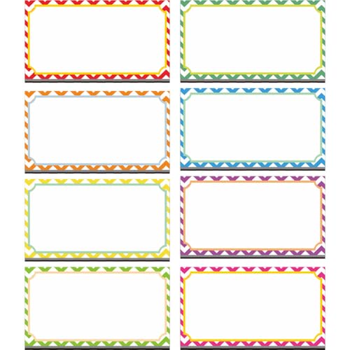 Magnetic Dry Erase Labels Name Plates White Board 40 Labels 8 Colors,2.2" x1.2" - size: 2.2"x1.2"
