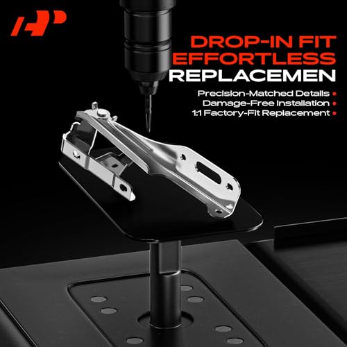 A-Premium Set of 2 Front Driver and Passenger Hood Hinges
