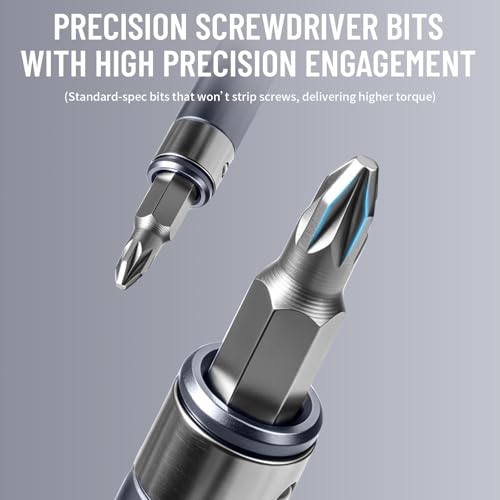 GRENPROM 65-in-1 Precision Screwdriver Set, Magnetic S2 Alloy Steel Bits