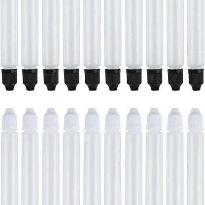 Dropper Bottle, Black and White, 30ml, 20pcs