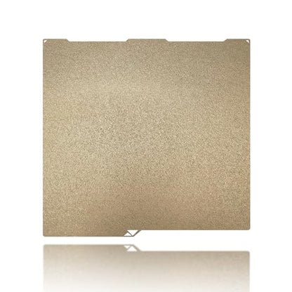 256x268mm Gold PEI Build Plate for Anycubi Kobra 3 V2/Kobra 3/Kobra 3 Combo, Double Sided Textured PEI Flexible Spring Steel Platform Heated Printing Bed for Anycubi Kobra 3D Printer - size: 256x268mm