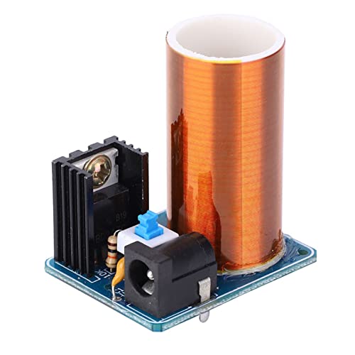 Astibym Mini Coil, Coil Transmit Electricity High Efficiency High Voltage Spark Module Kit for Student Experiments for Fluorescence Spectroscopy(Finished Product)