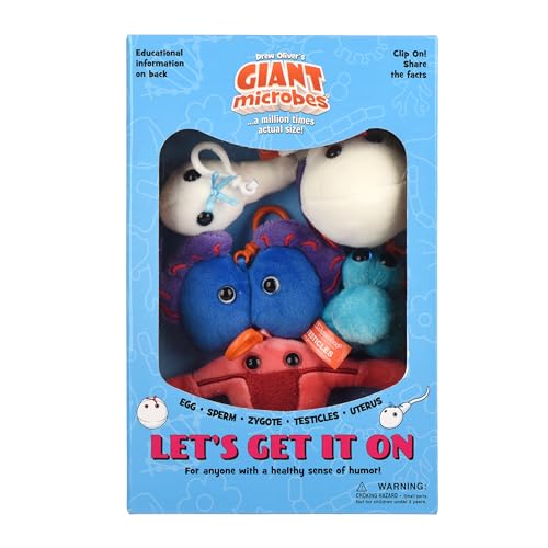 GIANT MICROBES Let’s Get it On Themed Gift Box, Funny Doctor Gifts, Funny Nurse Gift, Labor and delivery Nurse Gifts, Plush Keychain, Uterus Plush Toy, Reproductive System Model