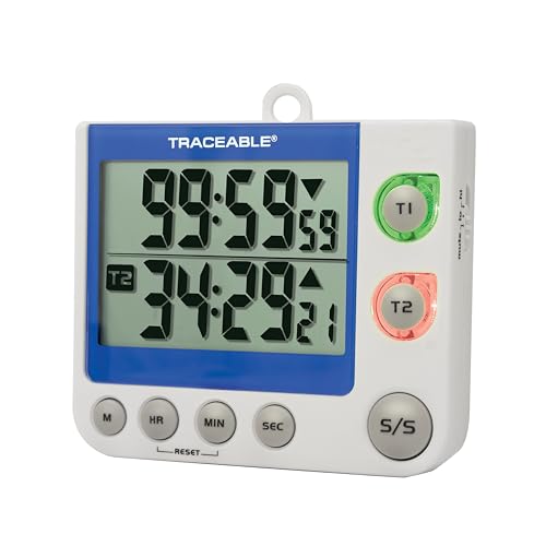 Cole-Parmer Dual Channel Flashing LED Big-Digit Timer