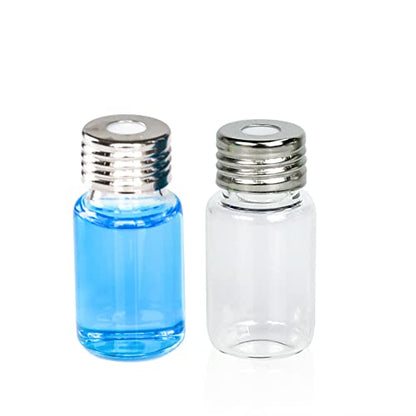 ALWSCI 10ml Borosilicate Clear Glass Screw Top Headspace Vial, 100 Pcs - size: 10ml 22.5*46mm