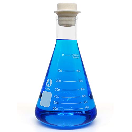 1000ml Narrow Mouth Graduated Erlenmeyer Flasks 1 Pack - size: 1000ml