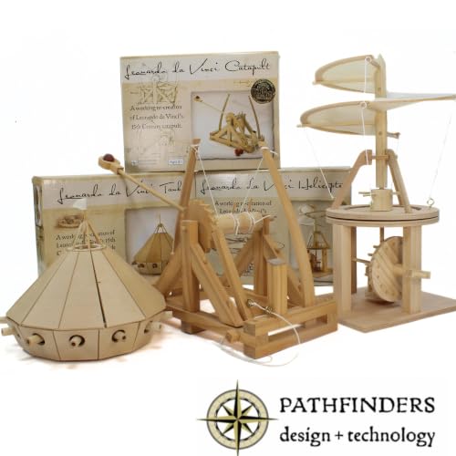 Pathfinders STEM Kit – Leonardo da Vinci Helicopter Model kit Science Kits | stem Toy Physics Toys | Engineering | Learning Resources