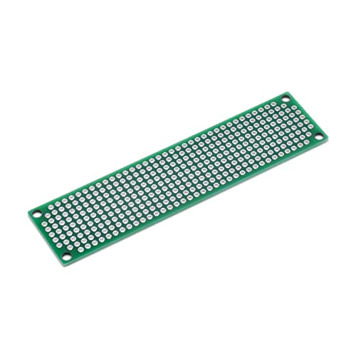 Double Sided LF HASL Perf Board, PCB Board, Electronic Circuit Board for DIY Prototype Circuit, FR4, Plated Through Hole Solder Prototype Board, ST-PERF-1-4 (1" x 4" - 2 Pack) - style: 1" x 4" - 2 Pack