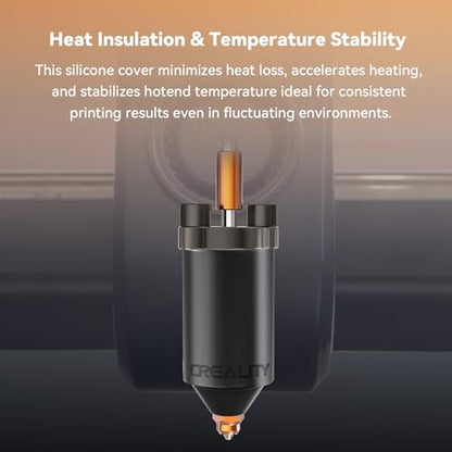 Creality Ender 5 Max Silicone Socks, Original 3D Printer Hotend Silicone Cover, Heater Block Silicone Sock, Insulation Heat Resistance Keep Hotend Clean, Extruder Heating Bolck Protection - size: Ender 5 Max