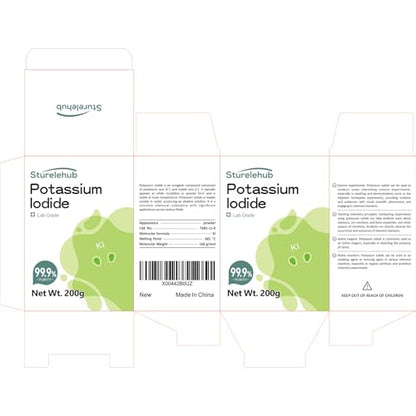 Potassium Iodide 200g, Fast-Acting Catalyst, Elephant Toothpaste - size: 200g