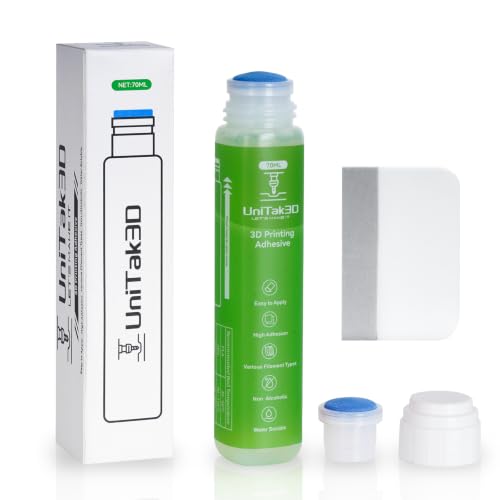 3D Printer Adhesive Glue with Spreader for Bambulab/Creality All 3D Printer - color: 1PCS 70ml