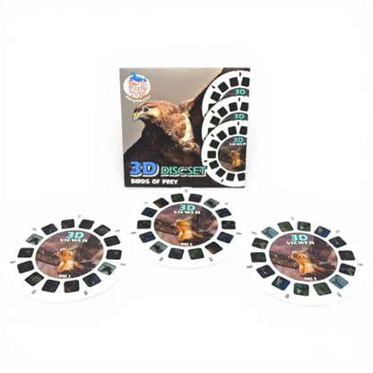 WARM FUZZY Viewfinder Reels Birds of Prey | 3 Reels 21 3D Images - color: Birds
