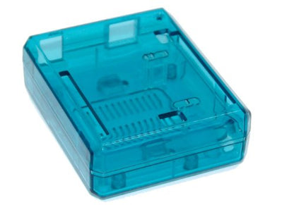 SB Uno R3 Case Enclosure New Transparent (Blue) Computer Box Compatible with Arduino UNO R3
