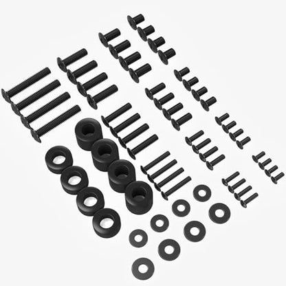 MOUNTUP Universal TV Mounting Hardware Screw Kit with Box - M4 M5 M6 M8 Screws, Spacers & Washers for Most LED LCD OLED 4K TVs, Replacement Screws for TVs/Monitor Mounting up to 80 inches, MU0041