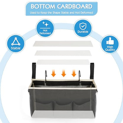 Bedside Caddy Bedside Storage Bag for Headboards/Bunk Bed - color: 1PC New Black