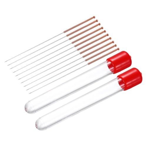 MECCANIXITY 10Pcs 3D Printer Nozzle Cleaning Kit Precision 0.8mm Stainless Steel Cleaner Needles for 3D Printer Clog Removal, Maintenance - size: 0.8mm