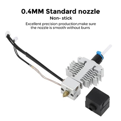 Creality Official Ender 5 S1 Hotend Kit, Upgrade Ceramic Heating Block Kit, Quick Swap Nozzle Kit, High Temperature High Speed Complete Hot End, Original Parts Replacement for Ender 5 S1 3D Printer - style: Ender 5 S1