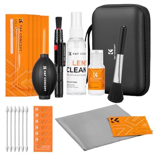K&F CONCEPT 25 in 1 Camera Pro Cleaning Kit, APS-C Lens and Sensor Cleaner - size: 16mm