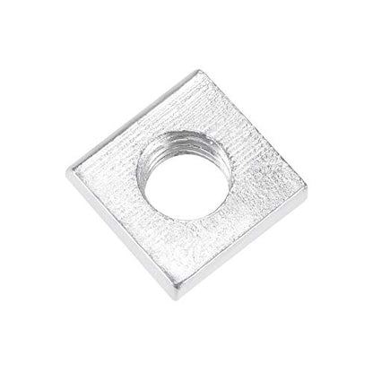uxcell Square Nuts, M6x11mmx3mm Zinc-Plated Metric Coarse Thread Assortment Kit, 25 Pcs - size: M6x11mmx3mm