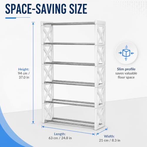 5-Tier 3D Printer Filament Storage Rack, Holds 45 1KG Spools - size: 5 Tier