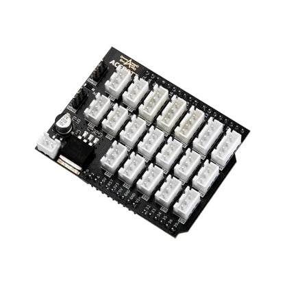 Easy-Plug ESP32 Expansion Board, ESP32-IO Sensor Expansion Board, for ESP32 Development Board (QA017) - color: black-white