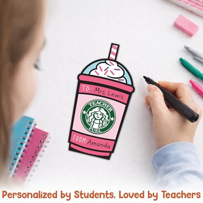 KATINAT 6 Pcs Teacher Appreciation Gift Card Holder, Teacher Fuel Teacher Gifts,Teacher Survival Kit Thank You Gifts for Women Men, End of Year Gifts Graduation First Day Back to School - color: Teacher Fuel
