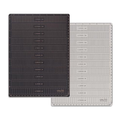 WUTA 8mm Thicken Cutting Mat Self Healing Cutting Mat, A4 Punching Board, Engraving Pad, Carving Knife Plate DIY Leather Craft Tools for Handcraft Project (11.8x8.6inch) - size: 11.8"L x 8.6"W