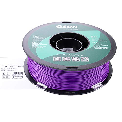 eSUN PLA PRO (PLA+) 3D Printer Filament, Dimensional Accuracy +/- 0.03 mm, 1kg Spool, 1.75mm, Purple - color: Purple