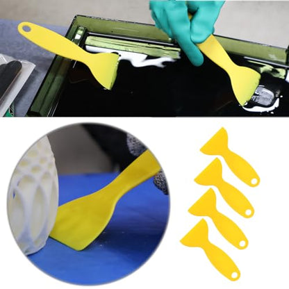 14PCS 3D Printer Cleaning Kit, Resin Scraper Set, Silicone Spatulas, Cleaning Cloths for Resin Transfer and 3D Printer Maintenance