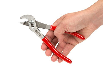 TEKTON 7 Inch Angle Nose Slip Joint Pliers | PGA16007 - size: 7 in.
