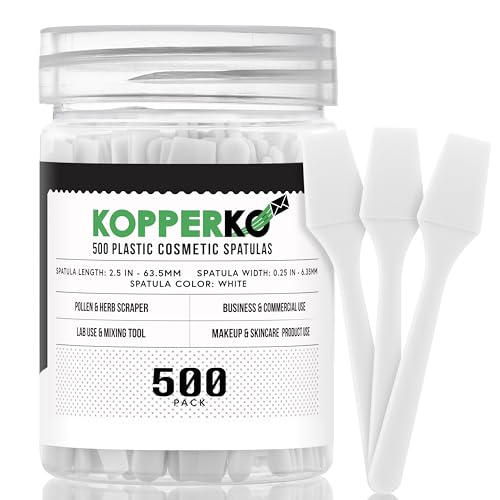 Kopperko Mini Spatula, 2.5 Inch, 500 Pack, White - color: White, size: 500 Spatulas
