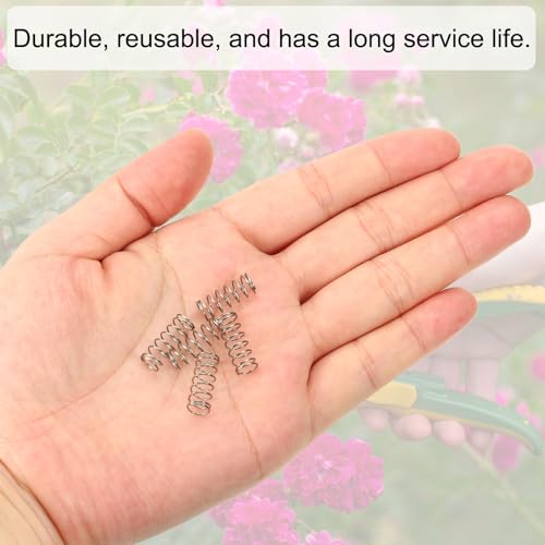PATIKIL Compression Spring 0.5mm Wire Dia x 6mm OD x 15mm L SUS304 10Pcs - size: 0.5x6x15mm