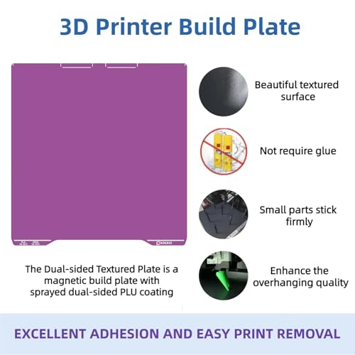 310x325mm Cold Build Plate for Creality K2 Pro - color: Amethyst Texture, size: K2 Pro
