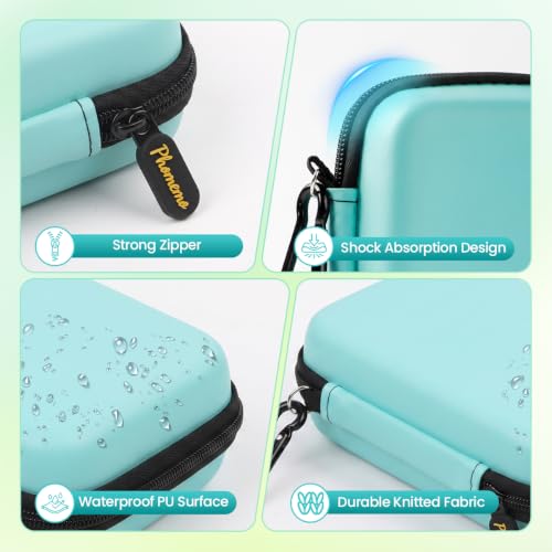Phomemo D30 D30D D35 Label Maker Case, Waterproof Storage Bag - color: Green, style: 1 Case