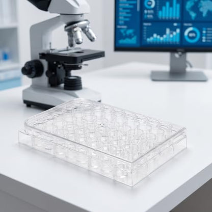 2 Pcs Tissue Culture Microplates Filling Tray, 48 Holes Pill Filler Plates